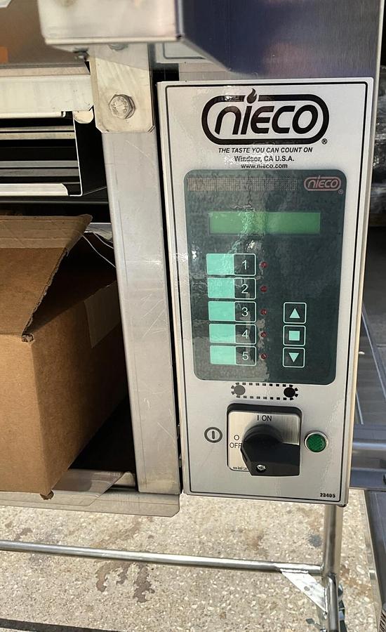 Used Nieco JF93E Electric Broilvection automatic broiler Hamburger Ventless oven - Brand new clearance item