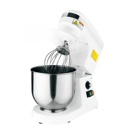 7-QT White Countertop Planetary Mixer with Guard – 110V, 270W