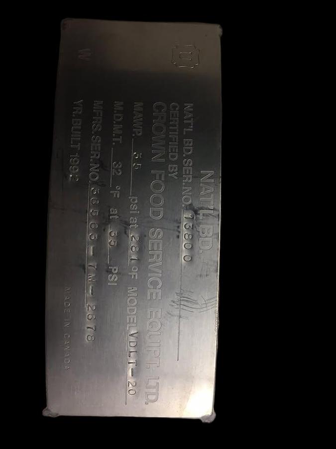 Used Vulcan 20 Gallon Direct Steam Kettle