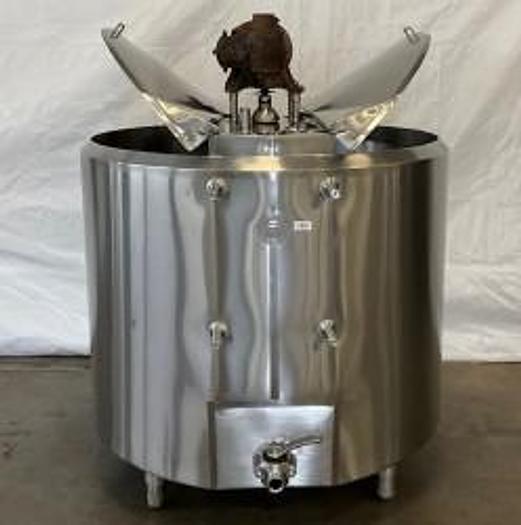 Refurbished Cherry Burrell 200 Gallon Stainless Tank & Stand Processing EPT Jacketed