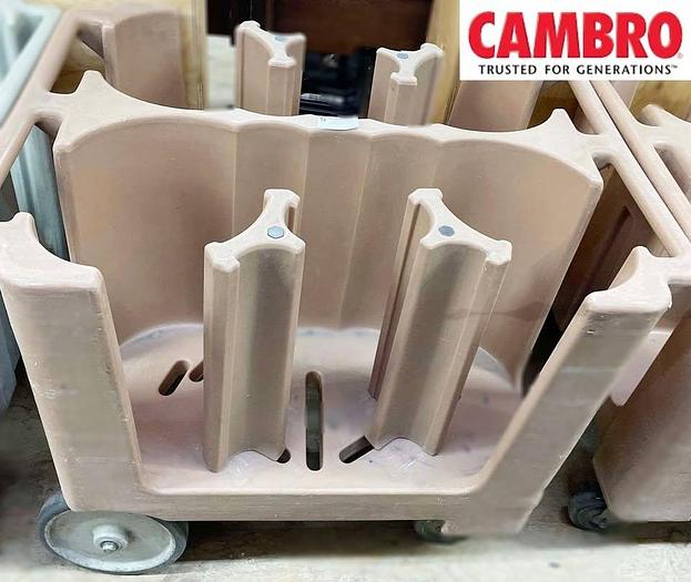 Used Cambro Dish plate cart - 3 available