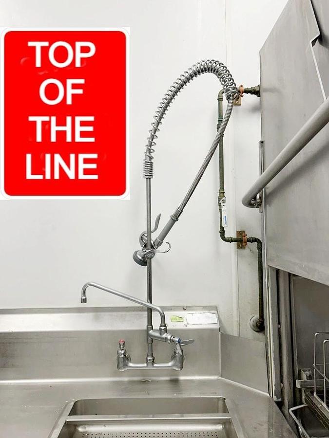 Used 2020 HOBART AM15VLT COMMERCIAL PANWASHER W/ IN AND OUT TABLE