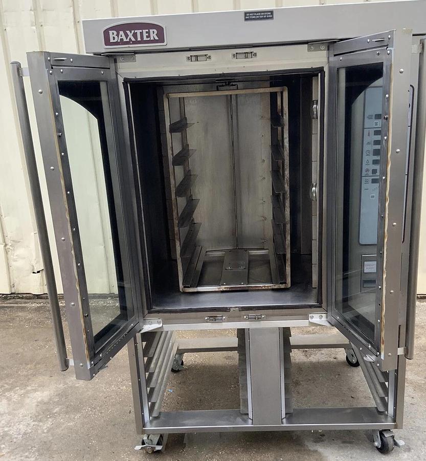 Used Baxter Hobart Electric mini rack oven steam oven w/ stand bakery bread OV310E