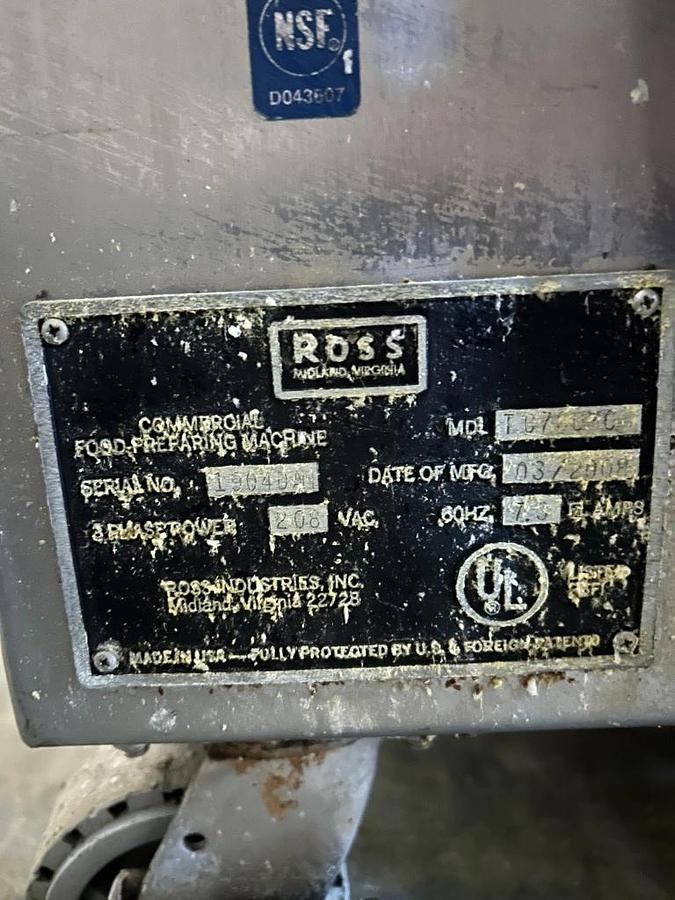 Used 2008 ROSS TC780MC MEAT TENDERIZER