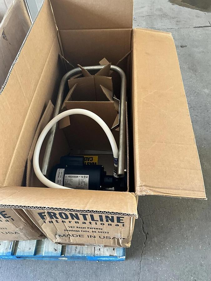 Used 2024 Frontline International 10SS Grease Caddy filter Heated Grease Oil Filter BRAND NEW