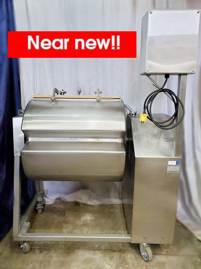 Used  DANIELS DVTS-200 Vacuum Meat Tumbler Marinator 200 LB - NEAR NEW CONDITION