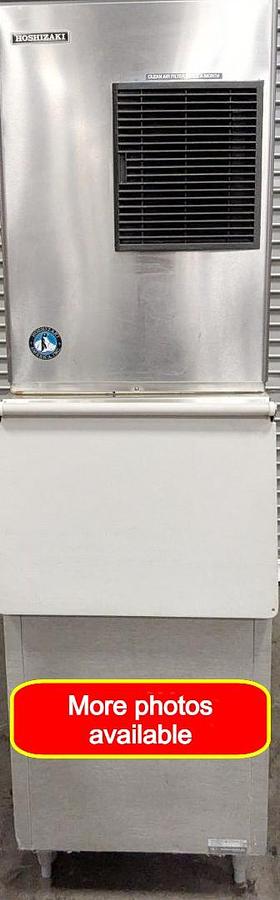 Used Hoshizaki KM-320MAH Crescent Cuber Ice Maker, Air Cooled W/Ice Bin