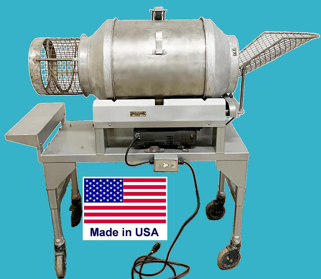 Used Otto Braun Donut / Cookie Sugar Tumbler with Infeed Chute - Model SMJR