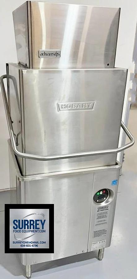 Used AM 15VL Hobart Upright High Temp Ventless Dishwasher