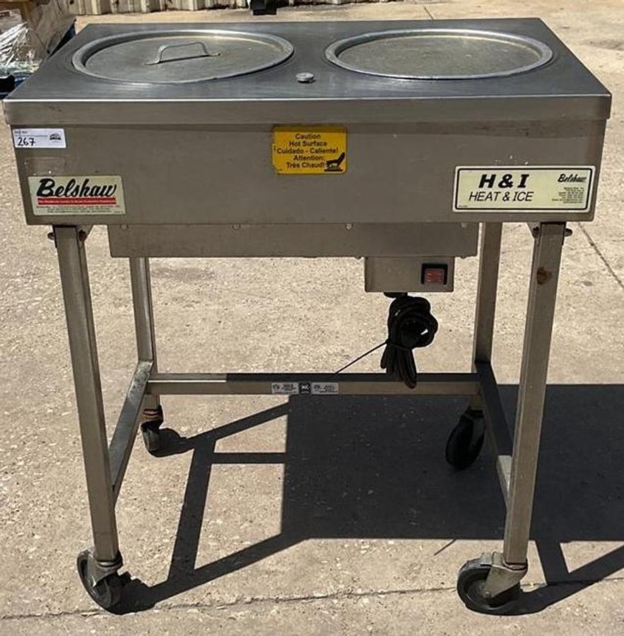 Used Belshaw glazing warmer 