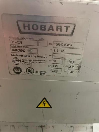 Refurbished Food Processor | Hobart | Model # FP-250