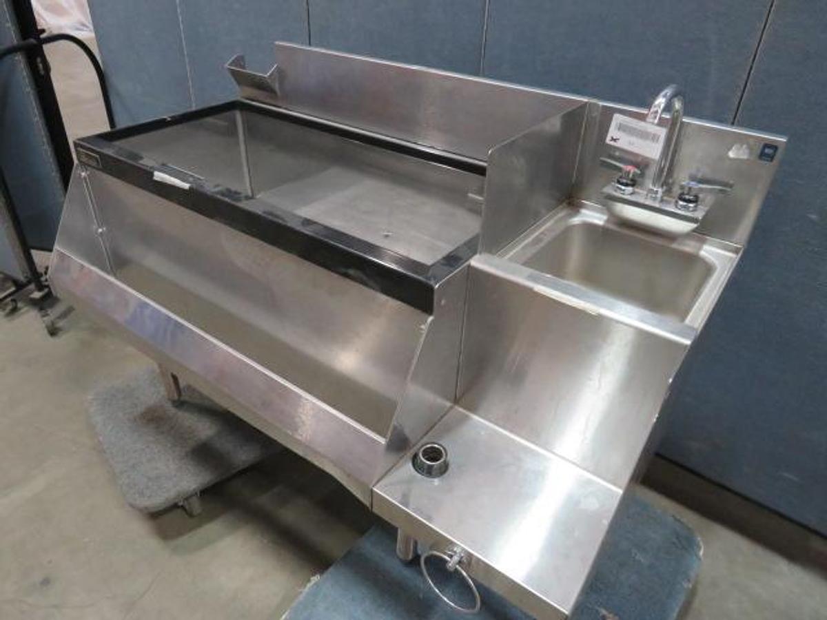 Used Perlick Stainless Steel Sink Unit
