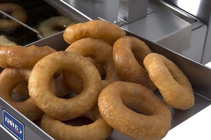 Small compact donut fryer with manual machine - can do fries and othe items
