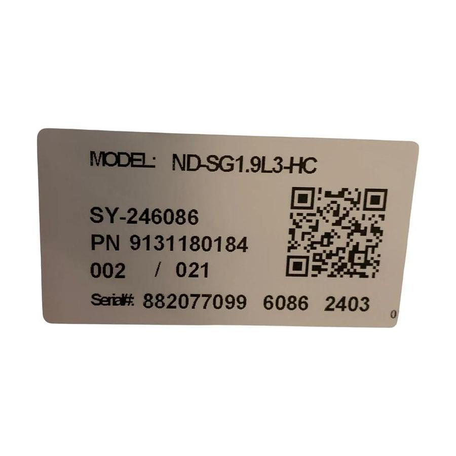 Used Ancaster ND-SG1.9L3-HC 3 Glass Door Freezer - WARRANTY