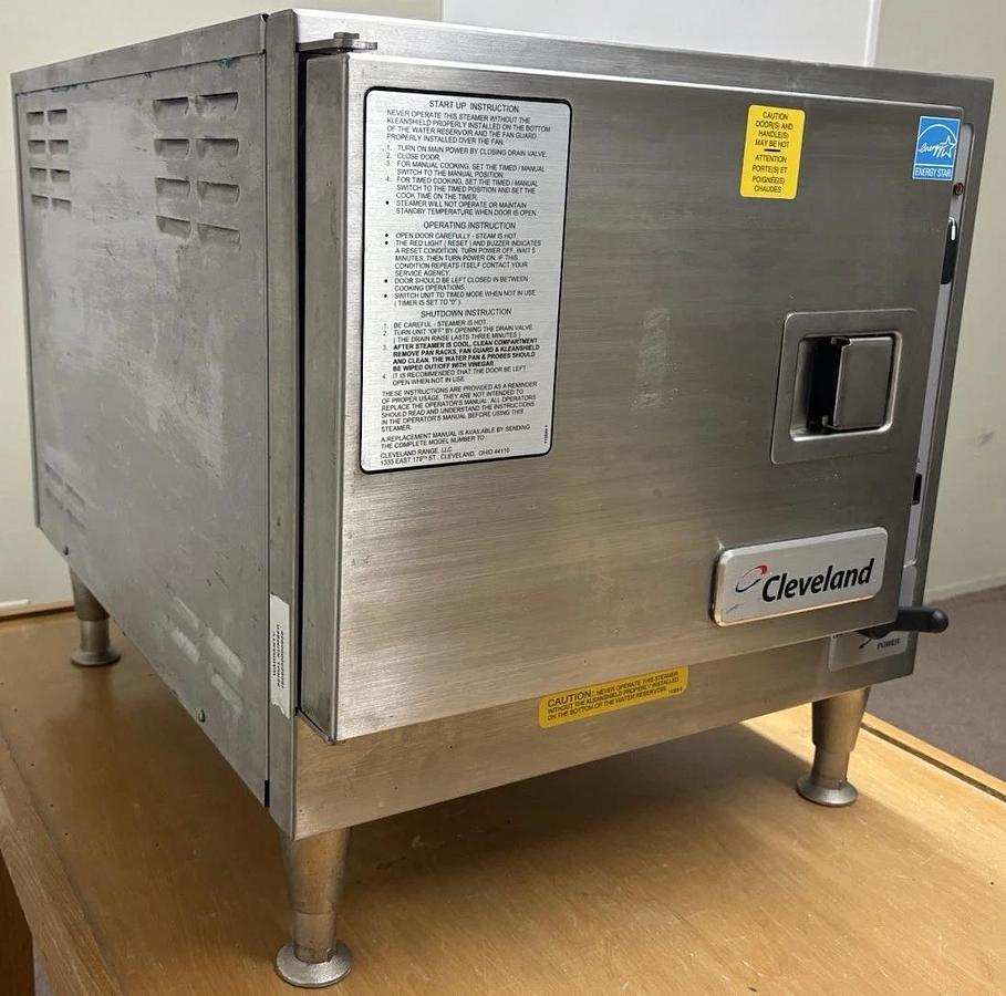 Used Cleveland 22CET3.1 Countertop SteamChef 3 Electric Steamer **GREAT CONDITION**