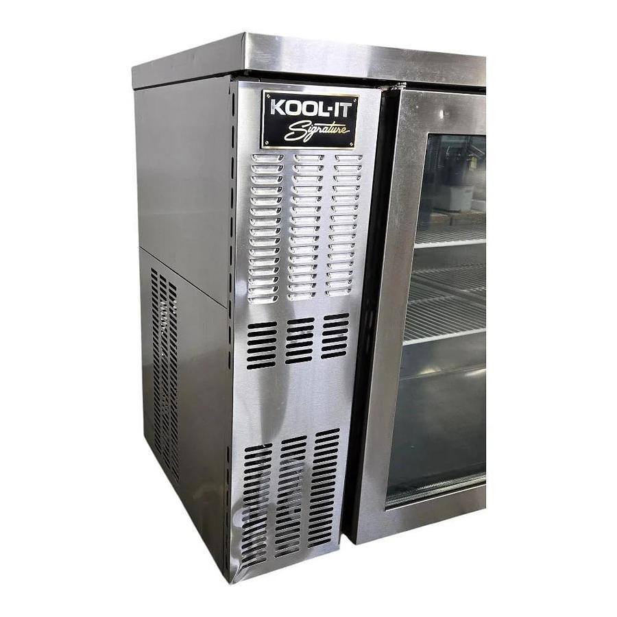 Used Kool-It KNBB-72SG-HC Back Bar Refrigerator - 3 Door -2 AVAILABE - WARRANTY