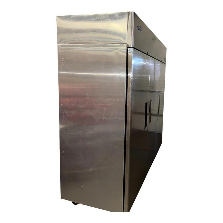 Used Atosa MBF8006GR Upright Refrigerator - 3 Solid Doors