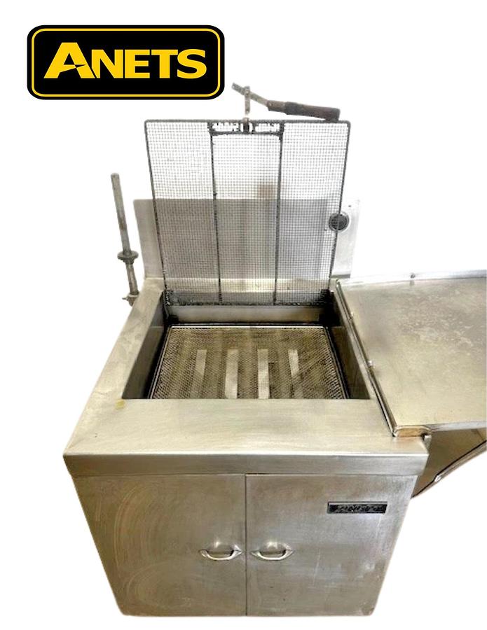 Used ANETS BFF24x24-B COMMERCIAL 24"x24" NATURAL GAS DONUT FRYER, 62500BTU/HR