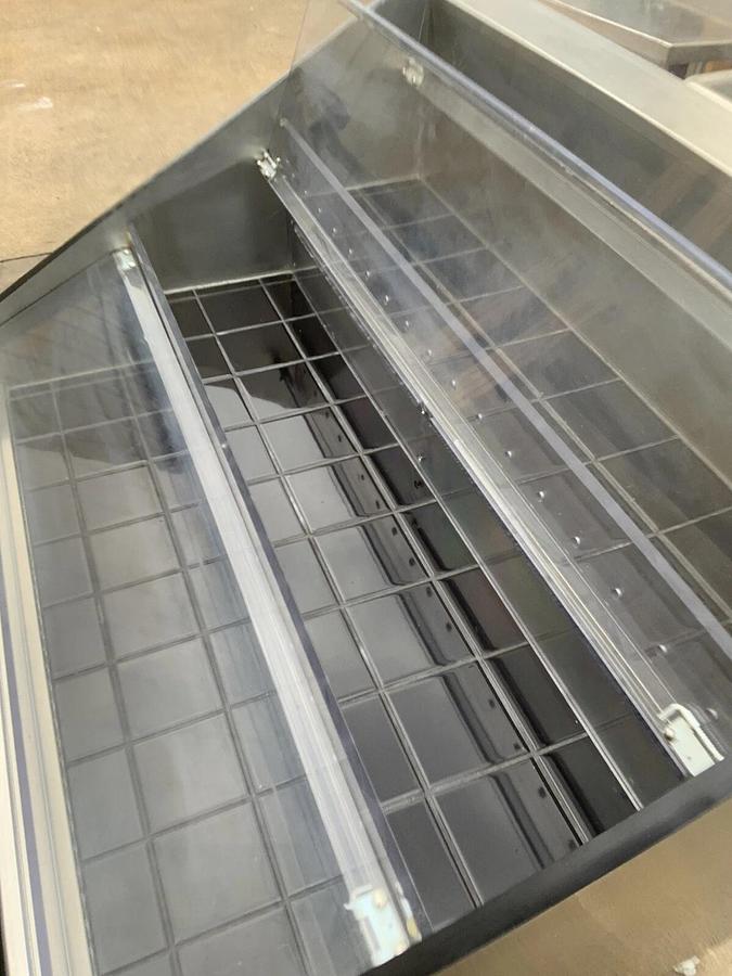 Used Custom Deli 3-tier heated holding cabinet tortilla food warmer merchandiser