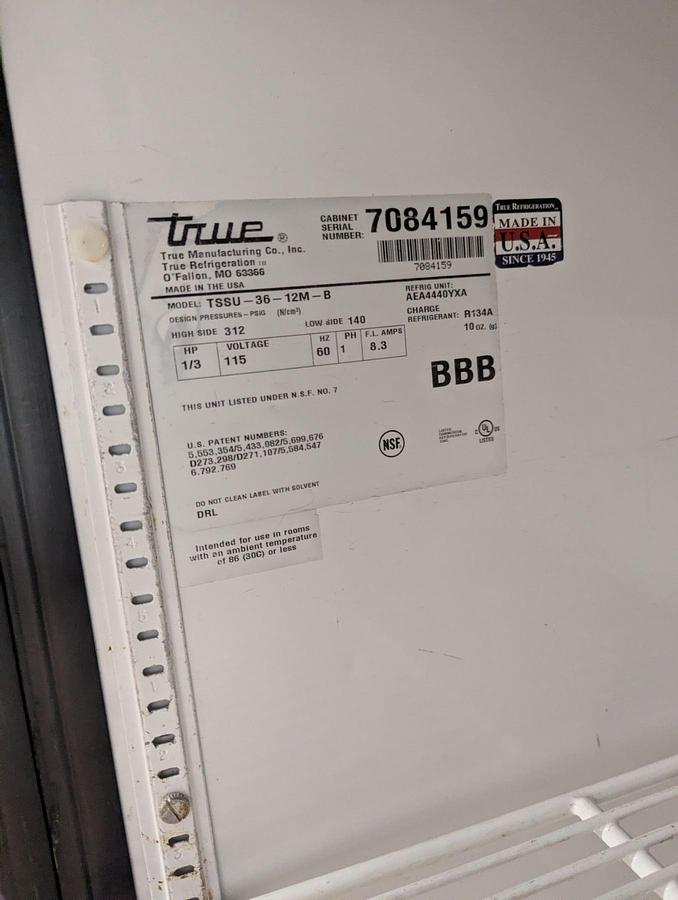 Used True TSSU-36-12MB 36" Refrigerated Sandwich/Salad Prep Table