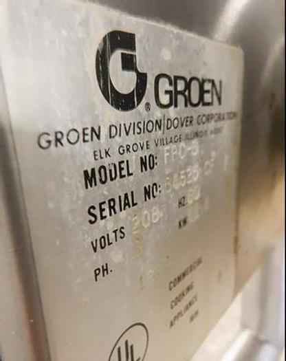 Refurbished GROEN ELECTRICAL 30 GAL TILT SKILLET