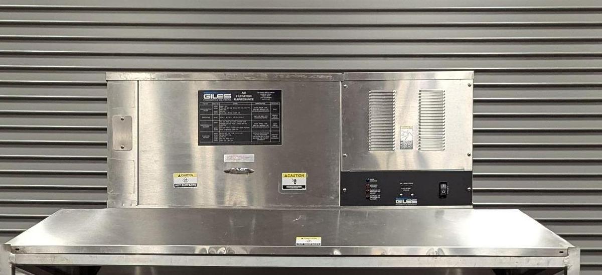Used Giles PO-VH Ventless Oven Hood