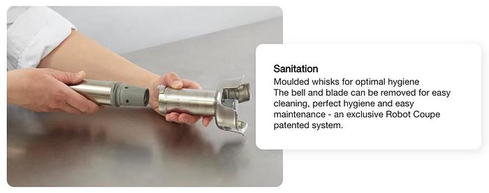 Robot Coupe - 14" Immersion Blender & 10" Whisk 50 Qt Capacity - MP350COMBI