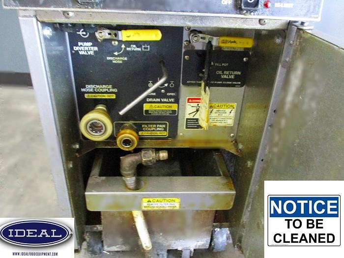 Used Giles electric deep fryer - c/w filtration