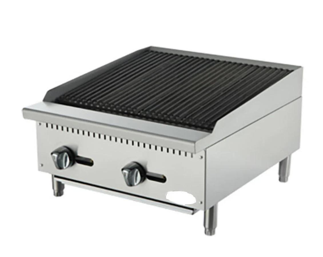 Used Bishop ATCB-24 Countertop Gas Charbroiler -WARRANTY
