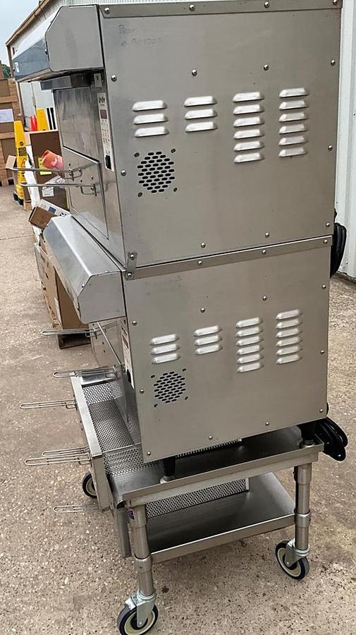 Used Quik’n Crisp greaseless double air fryer w/stand - ventless 
