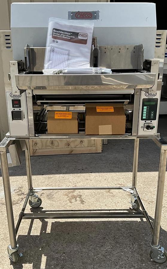 Used Nieco JF93E Electric Broilvection automatic broiler Hamburger Ventless oven - Brand new clearance item