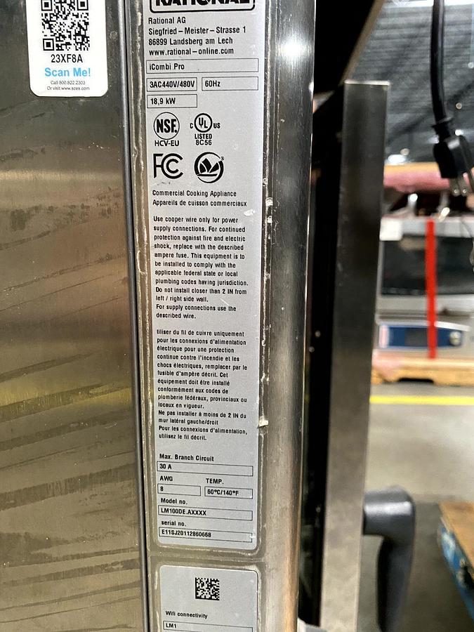 Used RATIONAL ELECTRIC COMBI OVEN In 2021/22 - New, Never-Installed