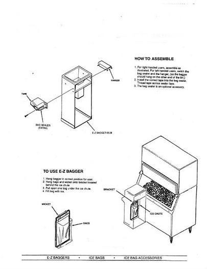 Ice Bagger Kit for 8 lb. and 10 lb. Ice Bags