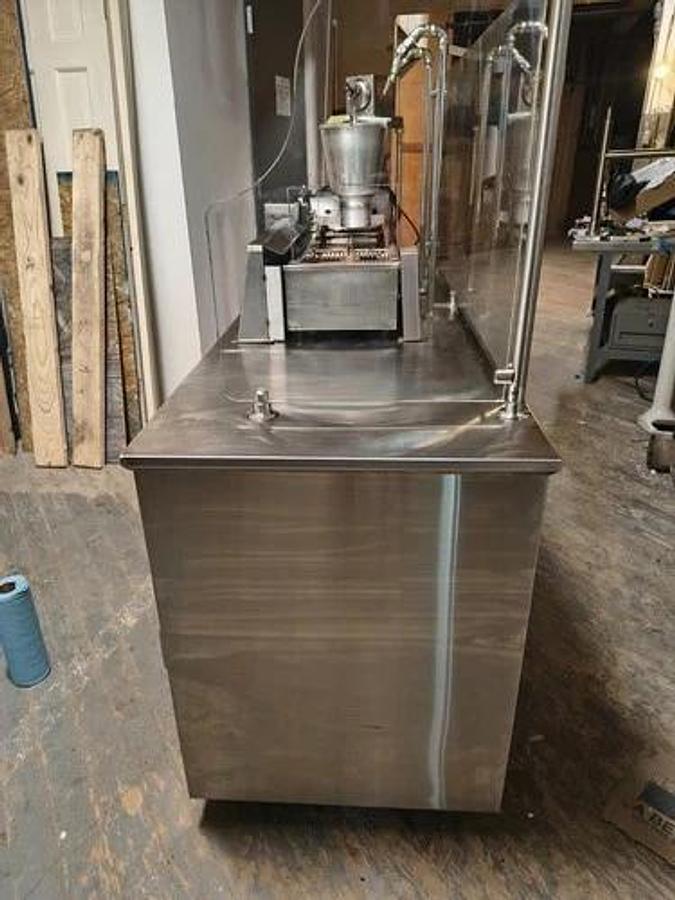 Used Lil Orbits Donut Machine Maker ~ W/ Cart, Hood & Fryer Ready to ROLL Doughnut! - VENTLESS SYSTEM
