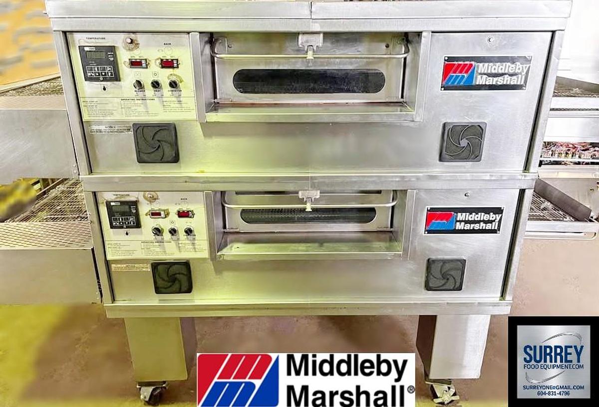 Used Pizza Oven, Middle By Marshal PS555-2G Conveyor Pizza Ovens