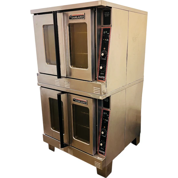 Used Garland MCO-GS-20-S Double Stacked Convection Ovens - Natural Gas - warranty
