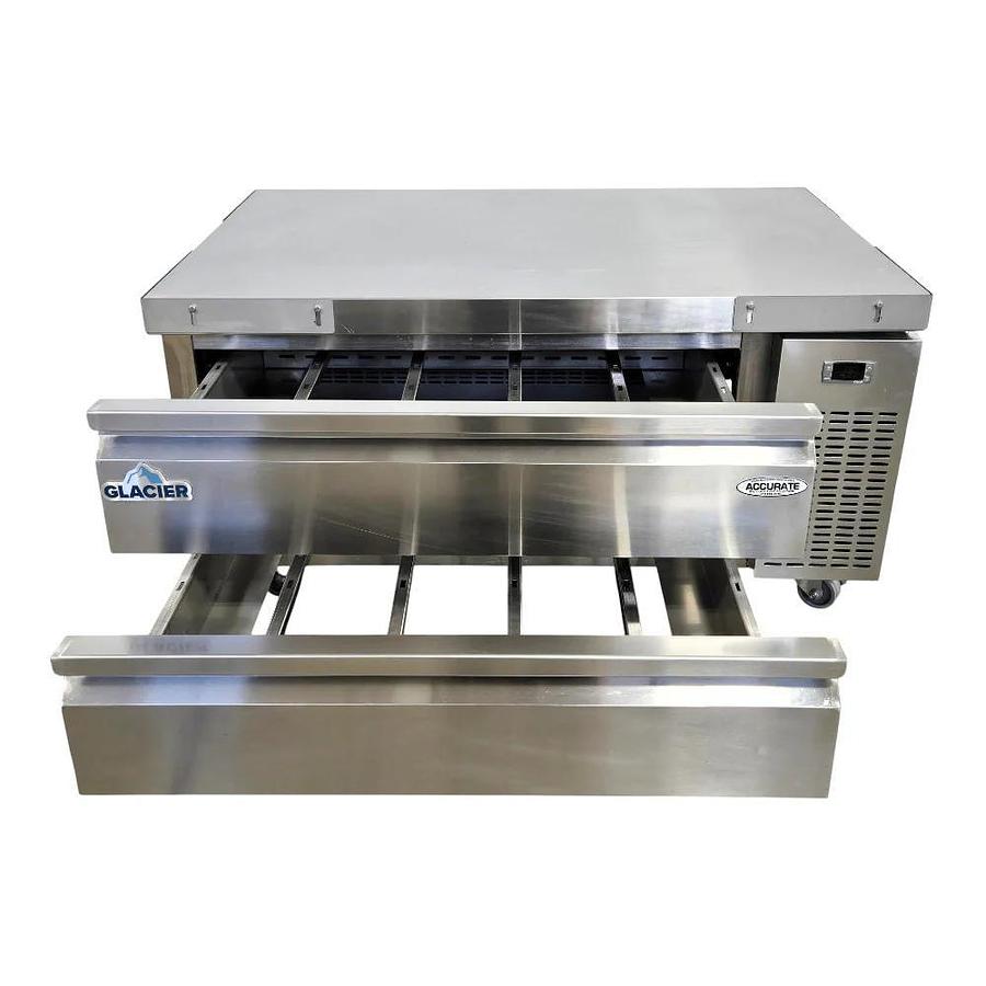 Used Glacier GCB-48 Chef Base - 2 Drawer - 48 inch -WARRANTY