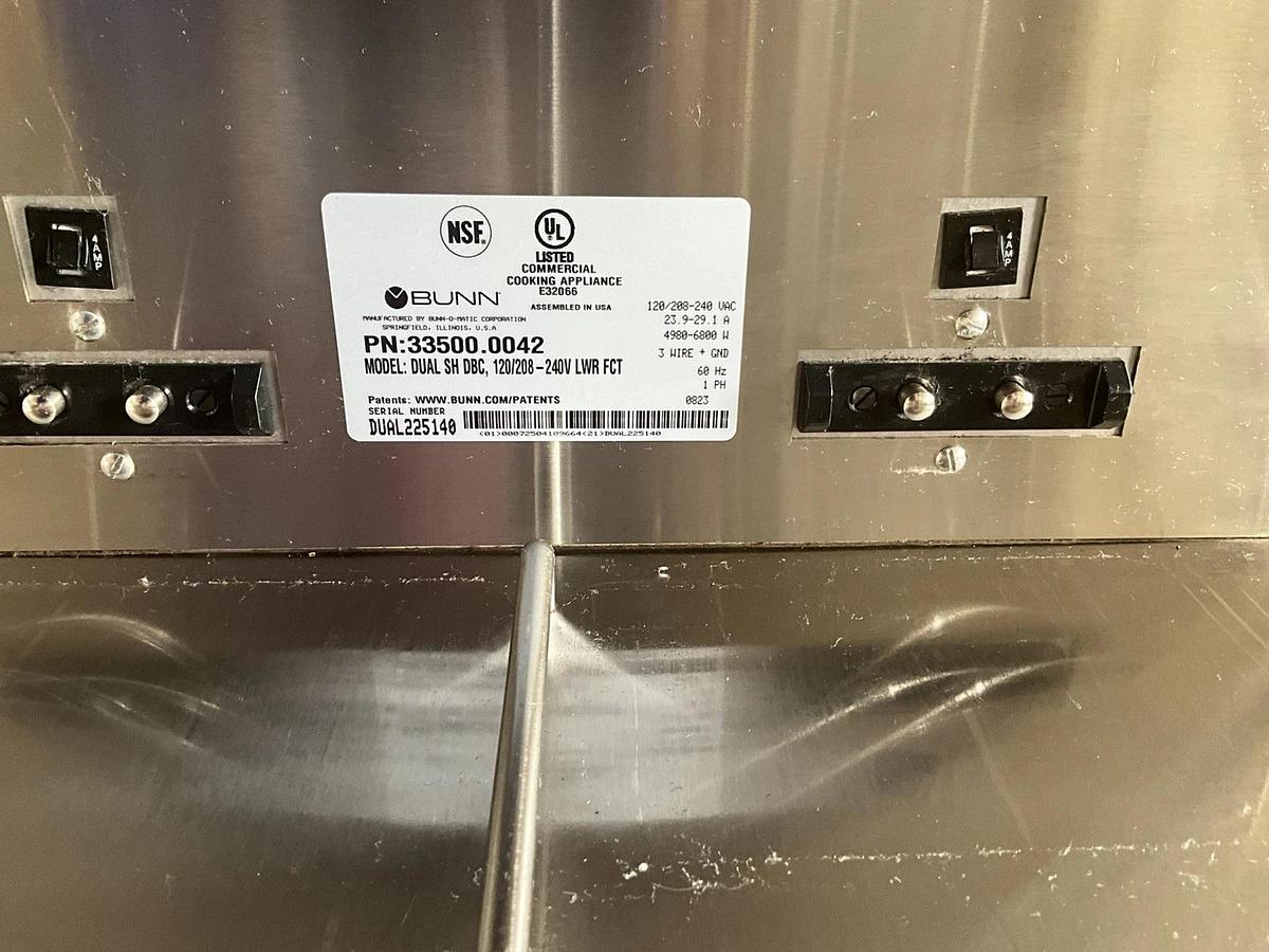 Used 2023 Bunn dual coffee brewer Dual SHDBC Dual SH DBC Soft Heat Server