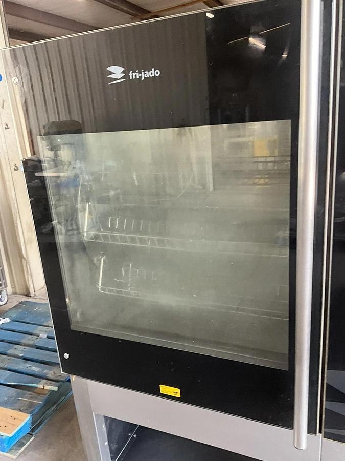 Used Fri-Jado TDR7-P Single Stack Rotisserie Oven with stand Chicken Frijado N