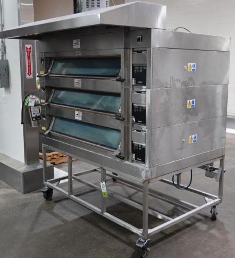 Used Hobart Adamatic 3 Deck Electric Oven