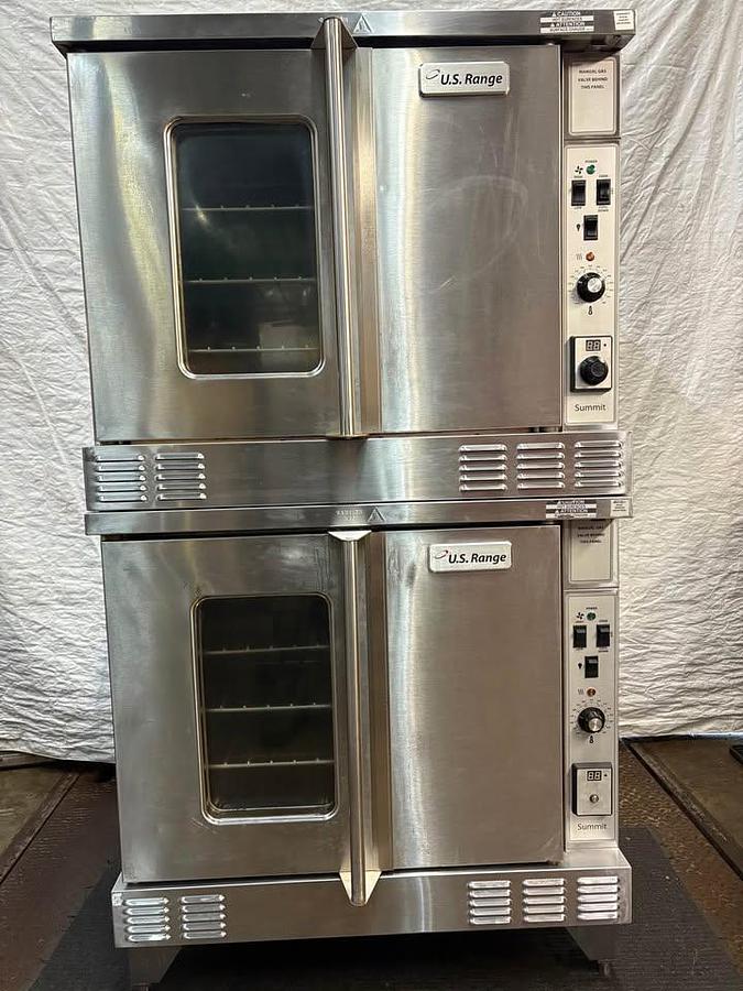 Used Garland Double Deck Gas Convection Ovens