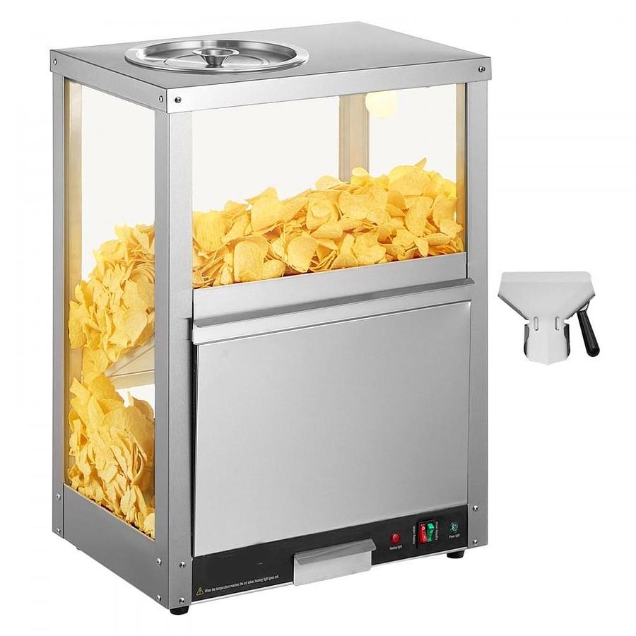 Nacho - peanut - popcorn - potato chips - display warmer