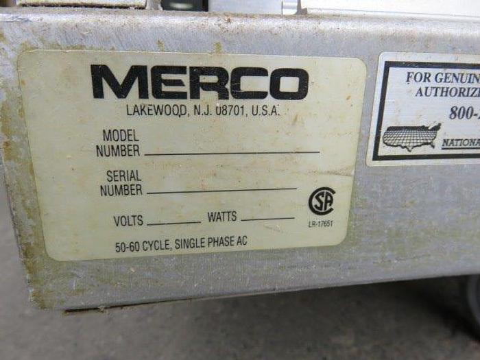 Used Merco countertop heated reach in display case