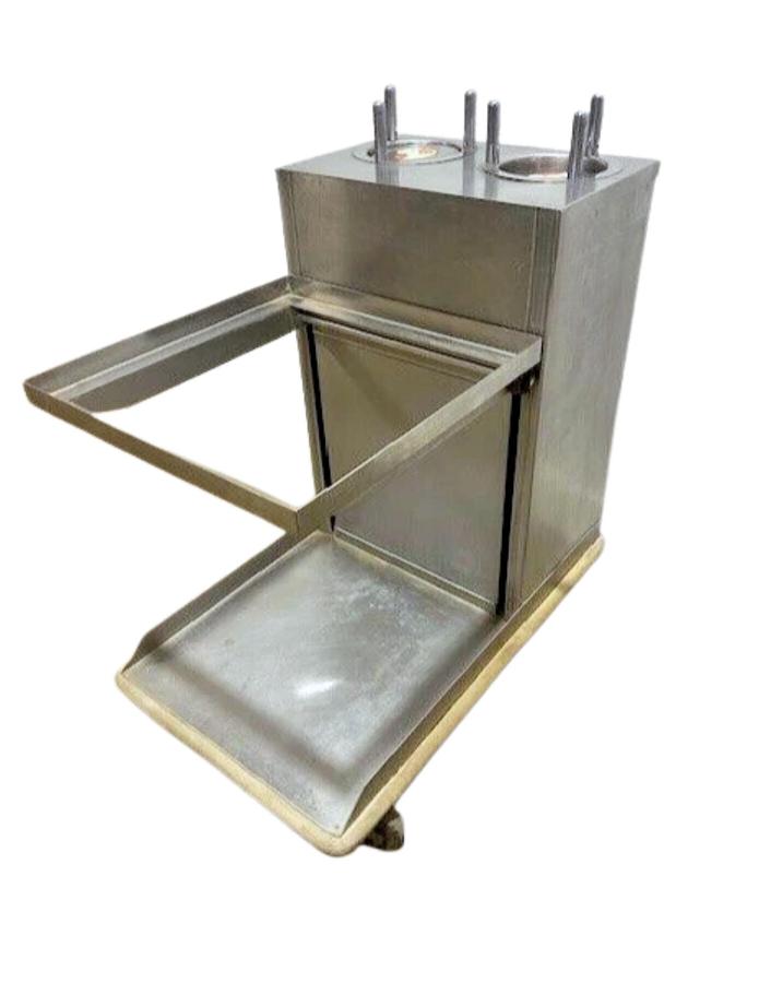 Used AMF Model: CSC-2020-SS-36 Lowerator Self-Leveleing System with Plate holder & Dish Tray