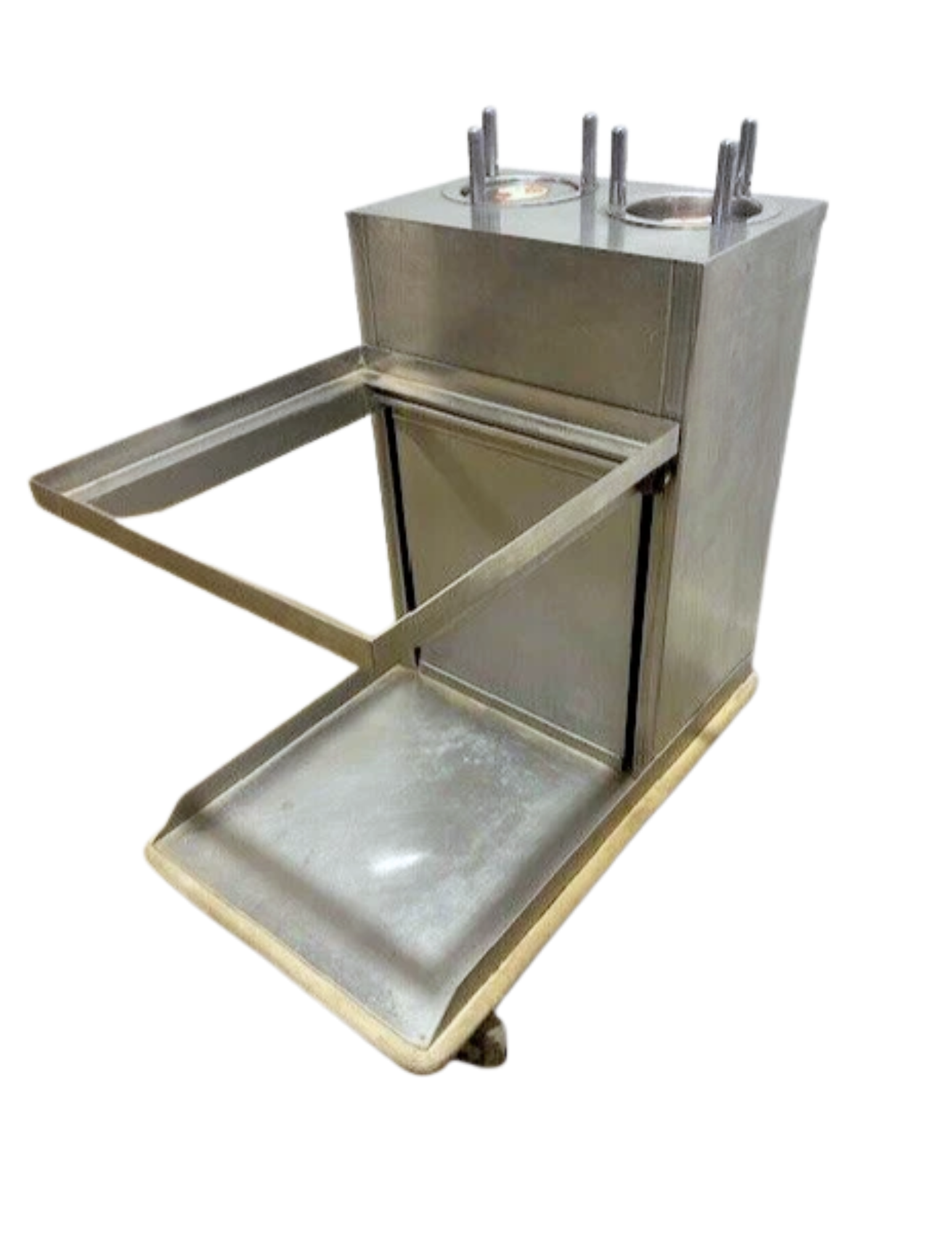 Used AMF Model: CSC-2020-SS-36 Lowerator Self-Leveleing System with Plate holder & Dish Tray