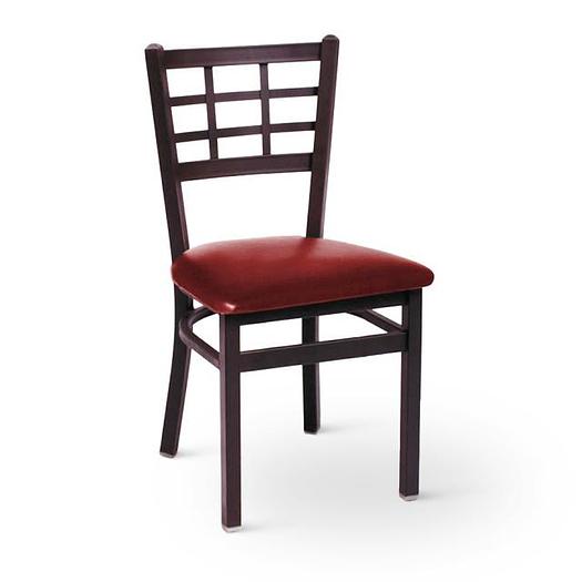 BFM Seating Marietta 2163CDBV-SB Metal Chair with Vinyl Seat - 6 colors