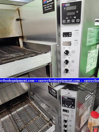 Used Middleby Marshall double gas stack conveyor ovens - Model PS540G - 16 MONTHS OLD