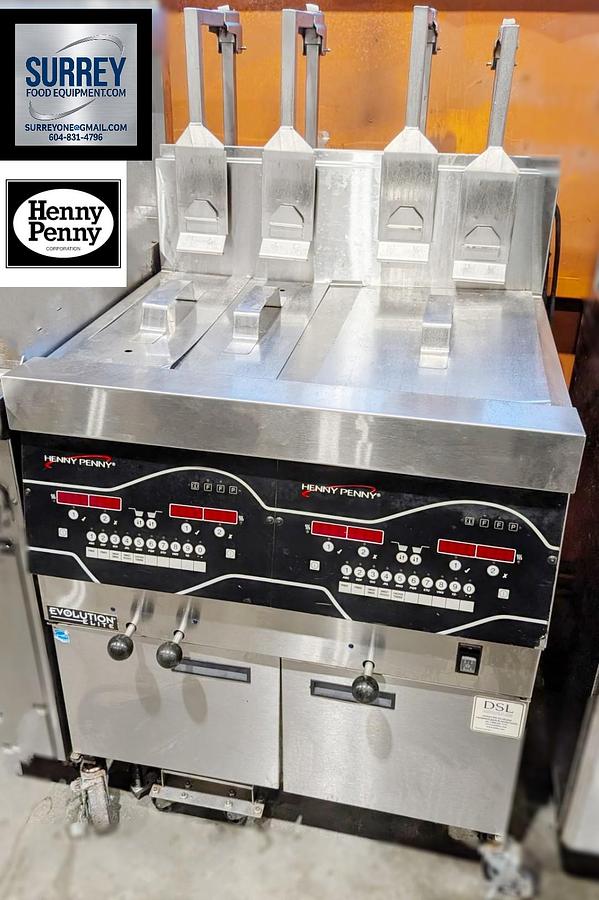 Used Henny Penny Evolution Fryers with Oil Recovery