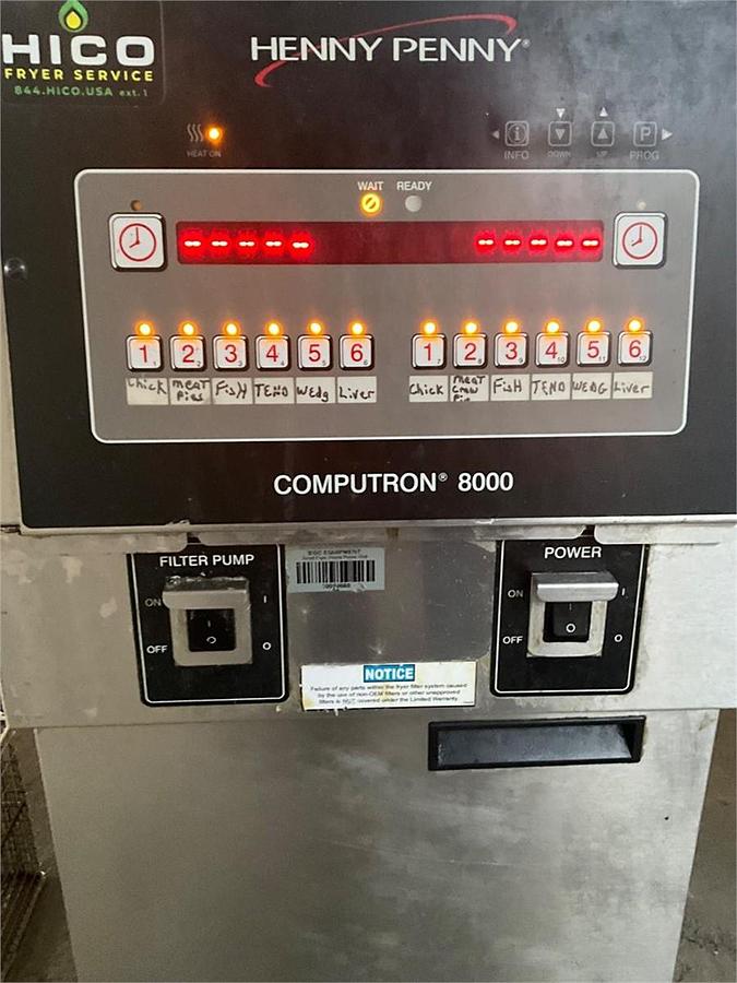 Used Henny Penny Commercial Gas Fryer