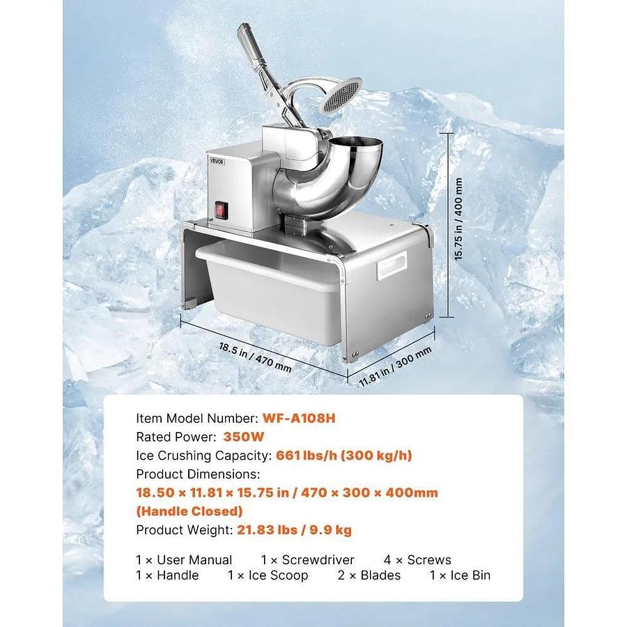 Used Ice Shaver Machine - huge huge profit maker - Sno Cones - 
